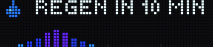 Buienradar Alarm on the BUSY Bar display